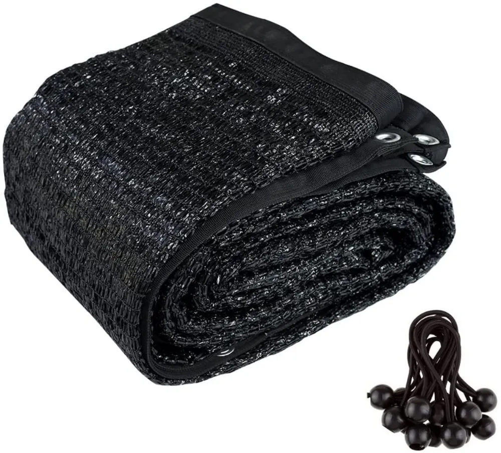 High-Strength Anti-Aging Black Shade Net (Ready-Made) , Universal For ...