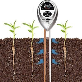 Three in one soil tester