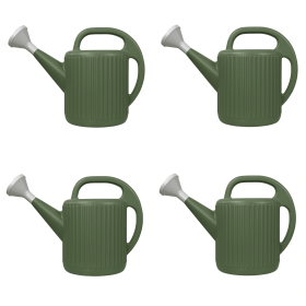 (4 pack) Gardener 2-Gallon Plastic Watering Can, Green