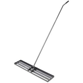 Garden Tools Outdoor Lawn Rake for Garden/Lawn/Farm (Color: Gray, Type: Hand Tools)