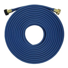 FLORIAX Garden Flat Soaker Hose 1/2 in  More Water Leakage;  Heavy Duty;  Metal Hose Connector Ends;  Save 80% Water Great for Flower beds;  Seed (Length: 50ft)
